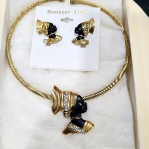 Afro Centric Choker and earing set